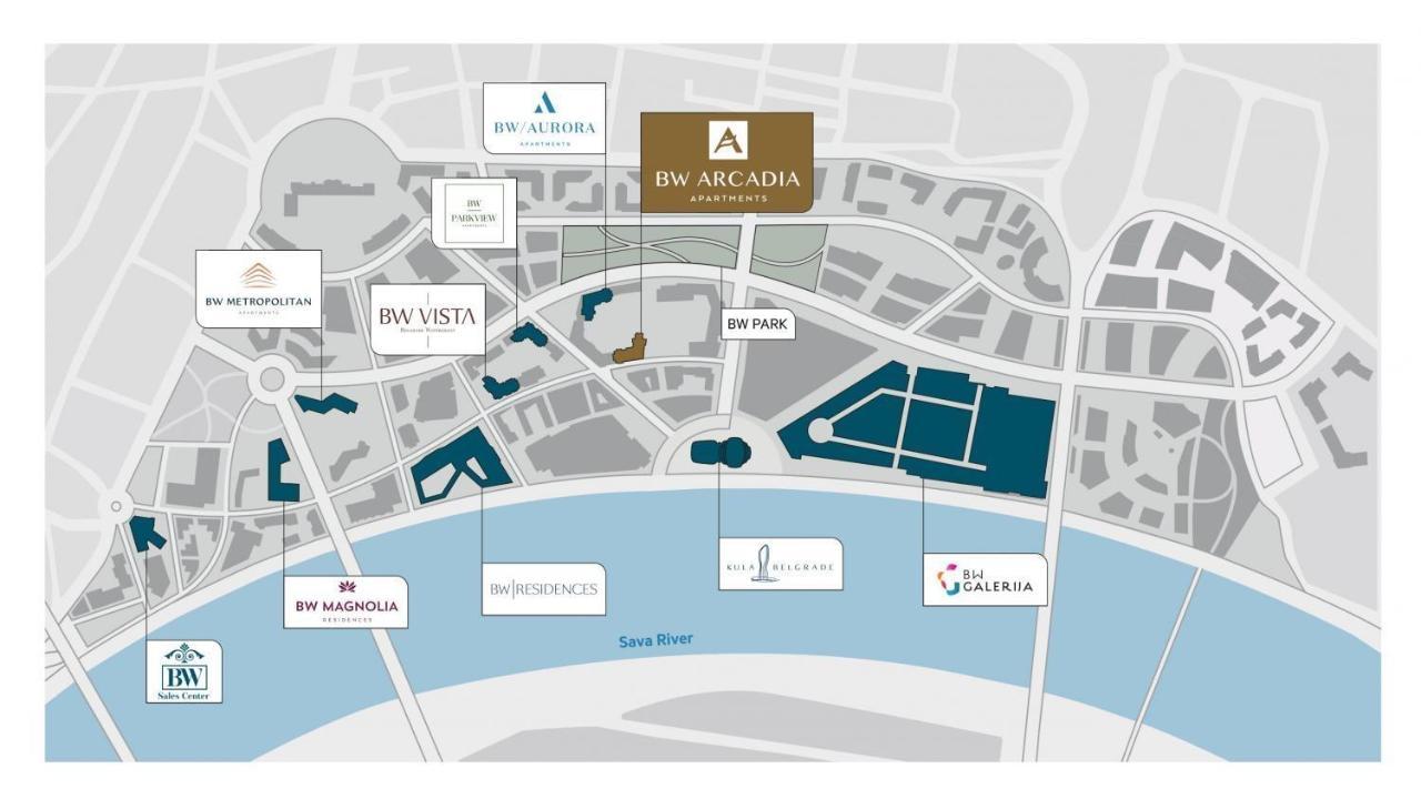 Arcadia 22 Belgrade Waterfront Apartment ภายนอก รูปภาพ